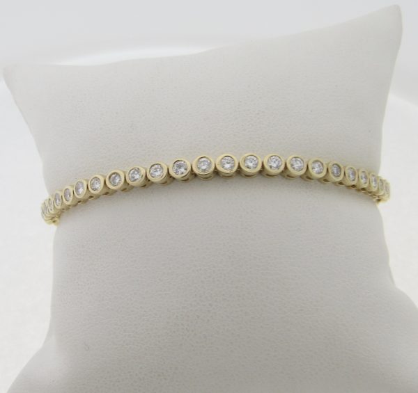 Bezel Set Diamond Bracelet 2andhalfcarats Jthomsonjewelers Min